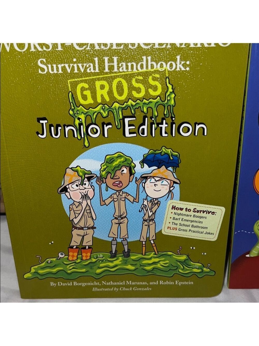 Gross Junior Edition Survival Handbook for Kids, Plus 2 More Book Set